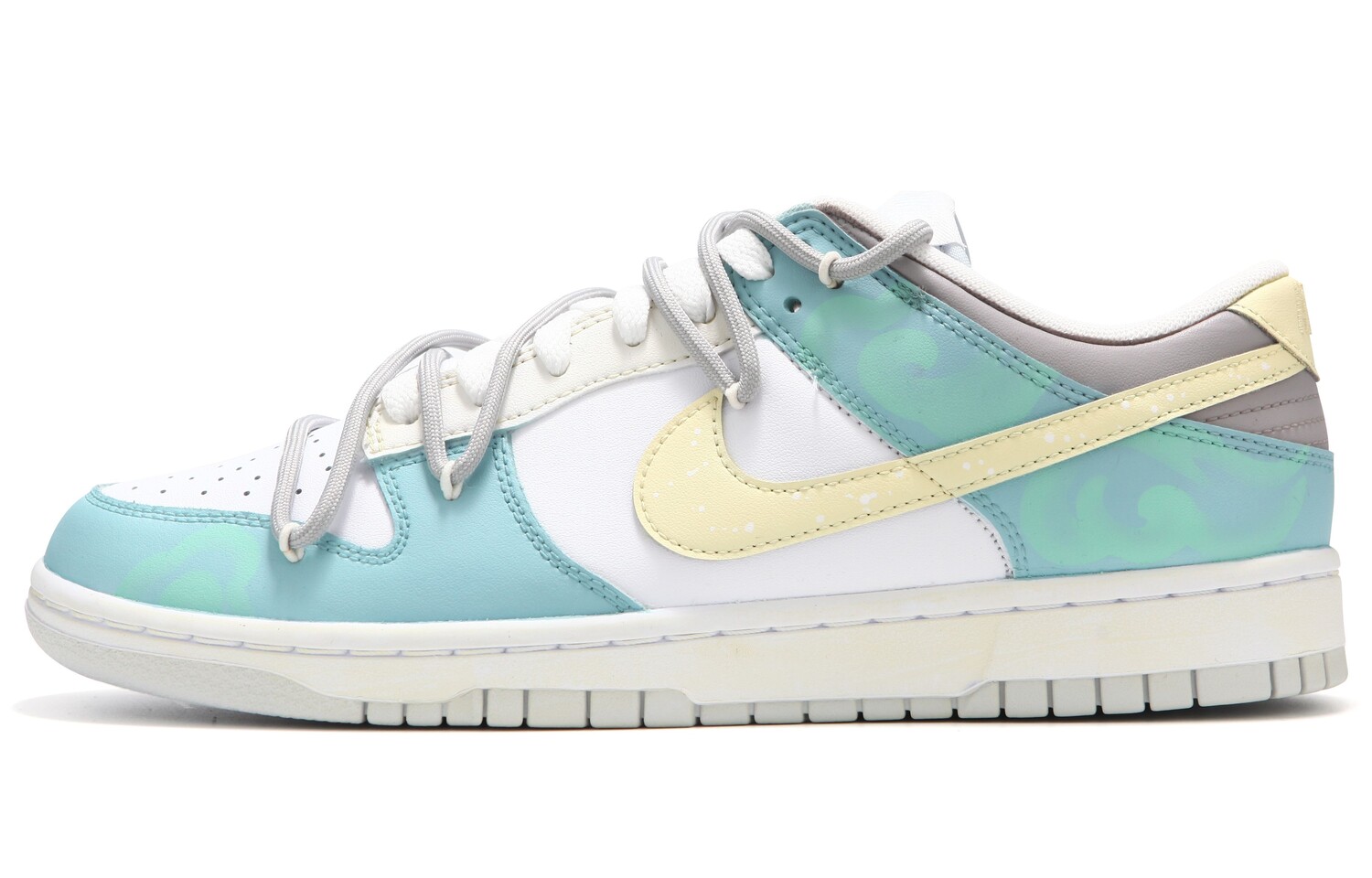 

Кроссовки Nike Dunk Skateboard Shoes Women's Low-Top White Blue, Синий, Кроссовки Nike Dunk Skateboard Shoes Women's Low-Top White Blue