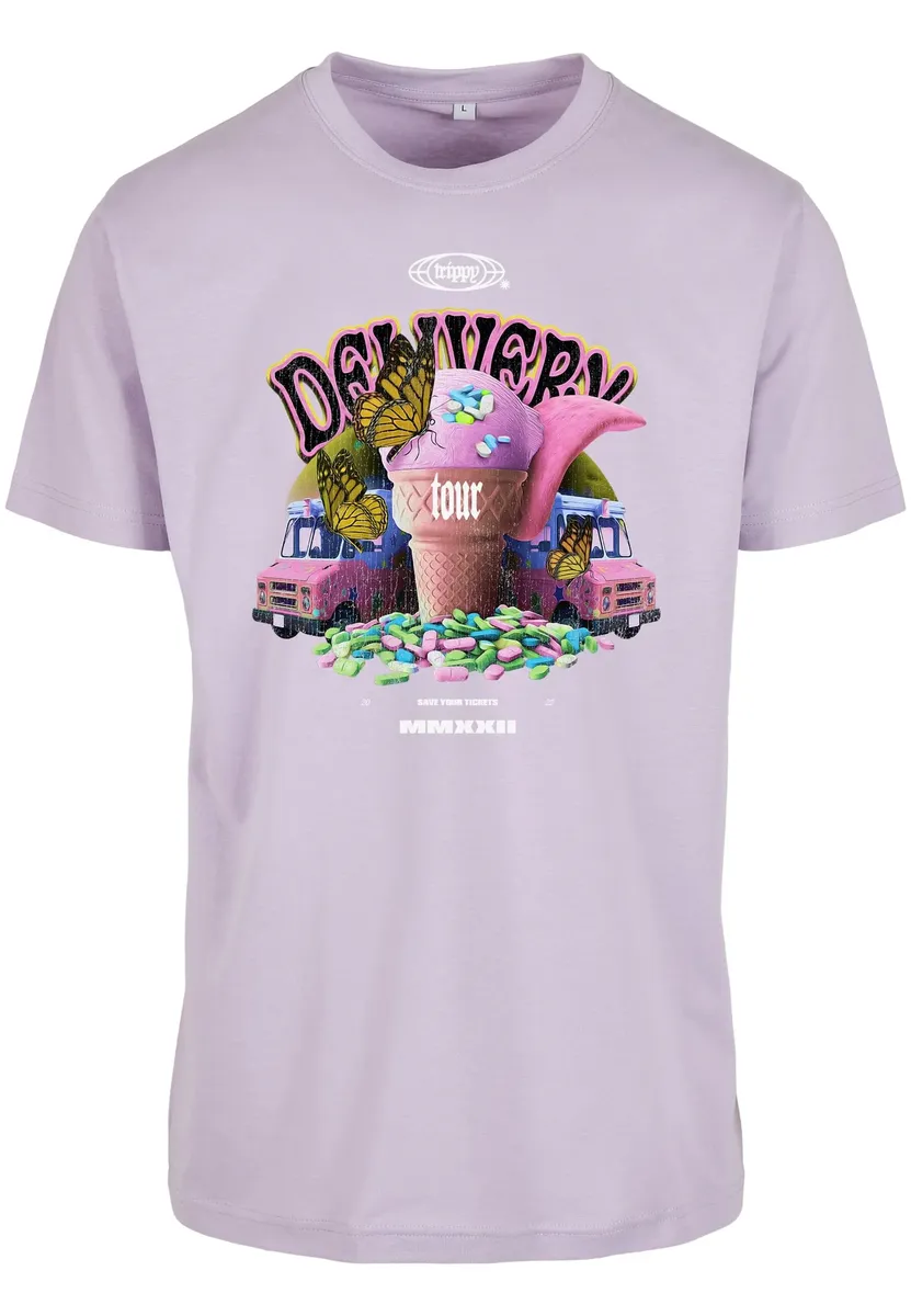 

Футболка Mister Tee "Мужская футболка Trippy Delivery Tee "Mister Tee" Mistertee, цвет Lilac