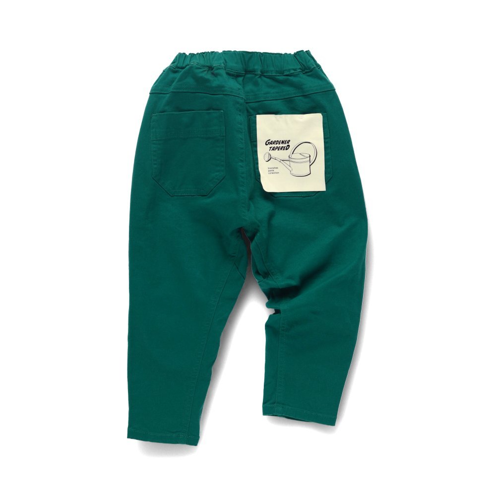 Зауженные брюки из саржи для садовника Branshes, Frog (dark green) — фото 2