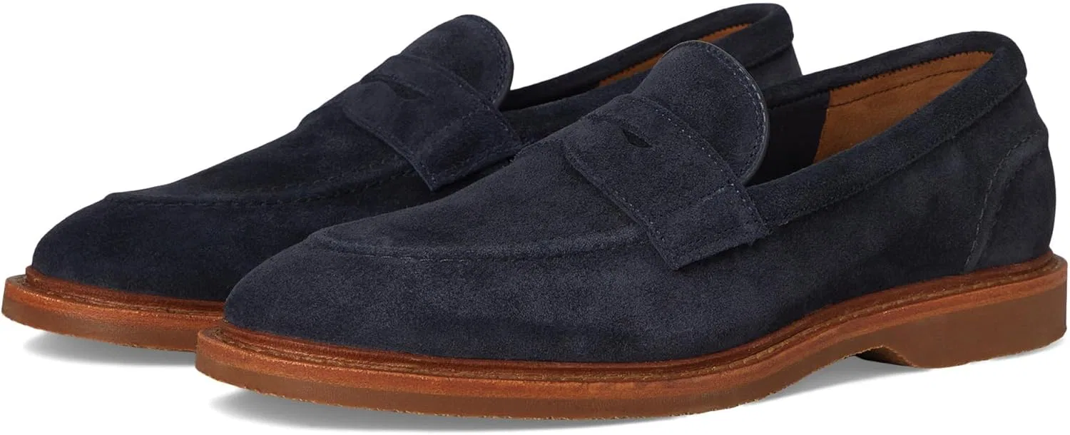 Лоферы Allen Edmonds Rand Verse, синяя замша