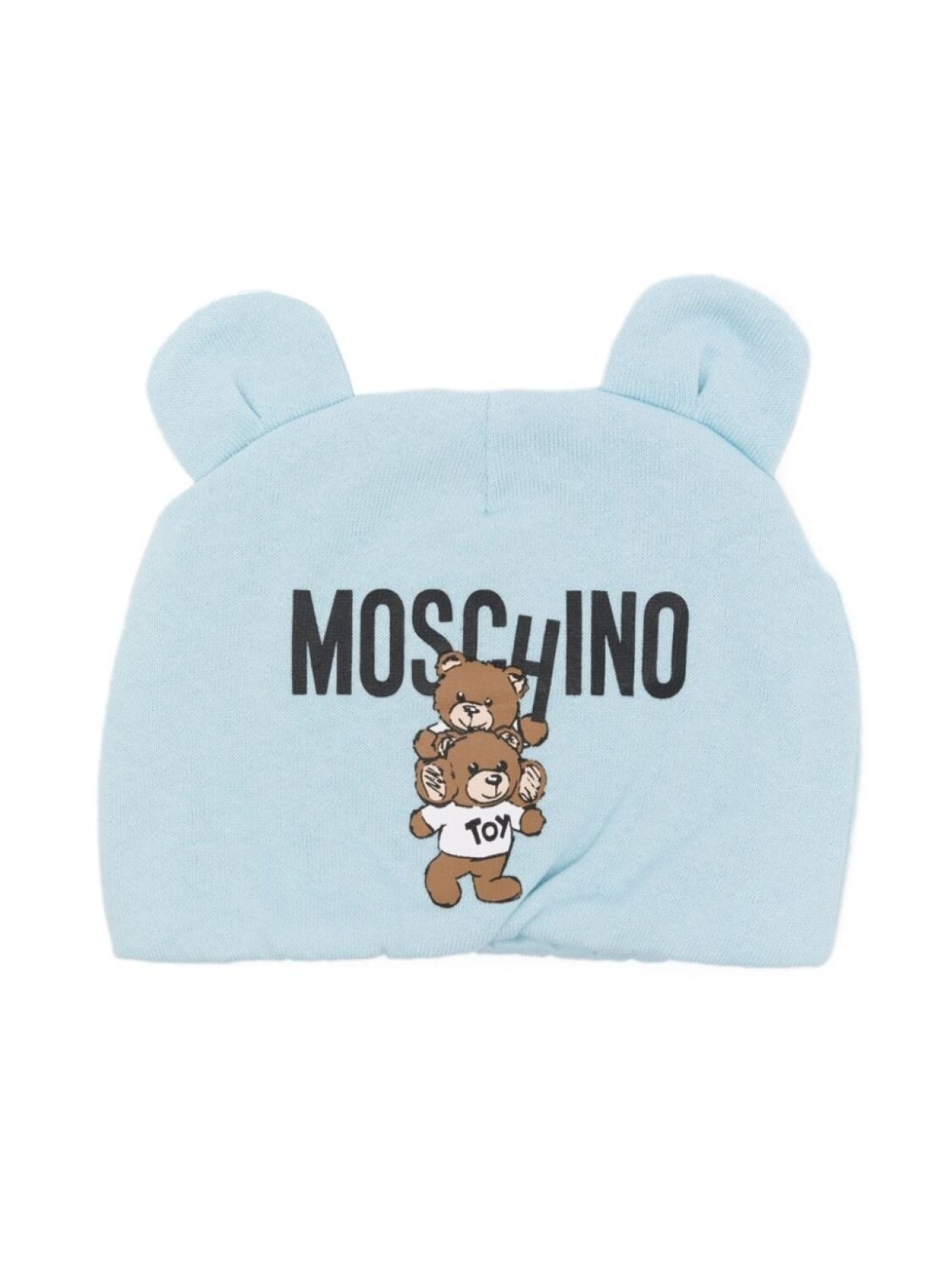 

Moschino Kids шапочка с логотипом, синий