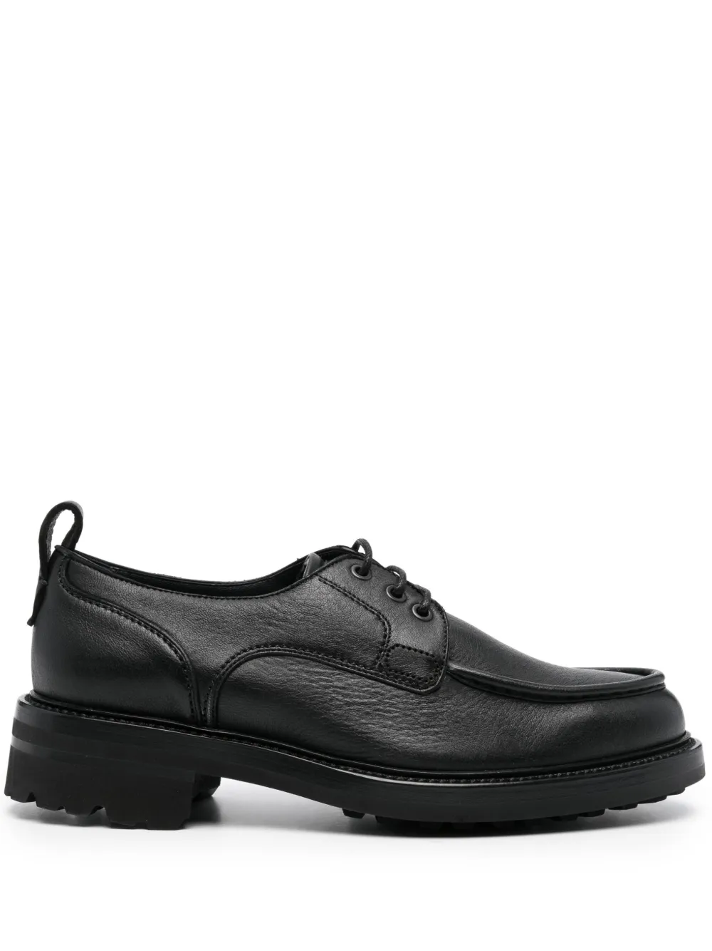 

Туфли дерби с жатым эффектом Brioni, черный