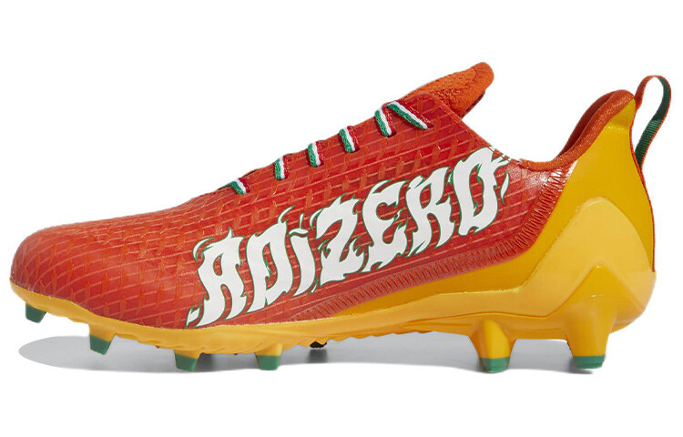 

Футбольные бутсы Adizero Cleats мужские низкие оранжевые/желтые Adidas