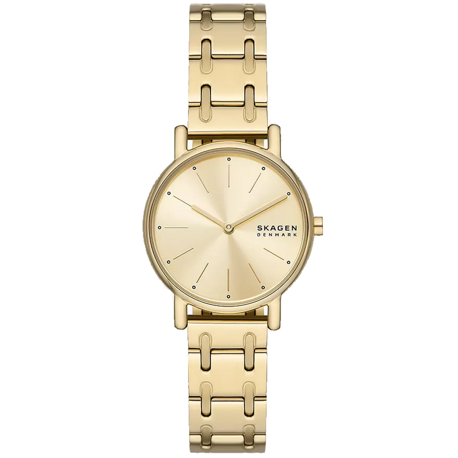 

Женские часы Skagen Signatur Lille с золотым циферблатом, золотой