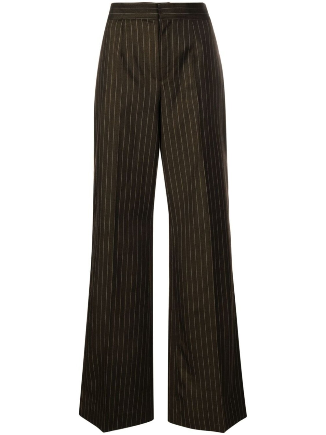 

Jean Paul Gaultier The Thong striped trousers, коричневый