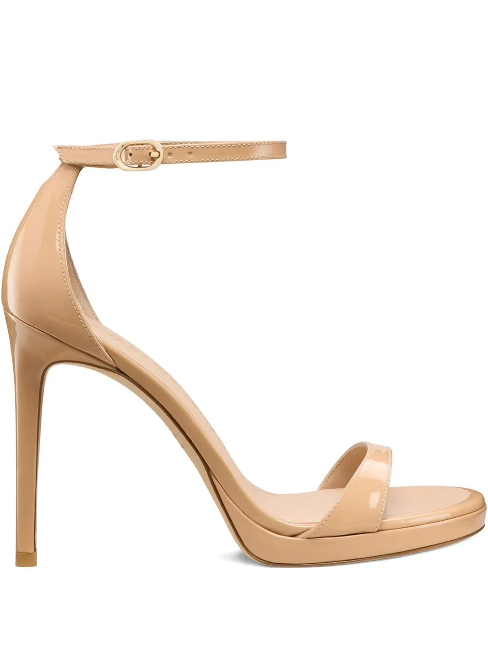 Сандалии на платформе с ремешком на щиколотке Stuart Weitzman, нейтральный