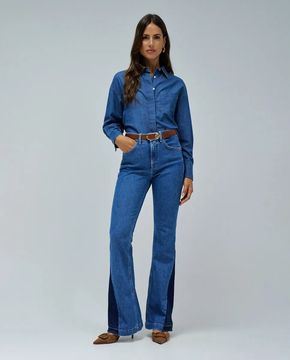 

Женские джинсы Faith Push In Flare Salsa Jeans, синий