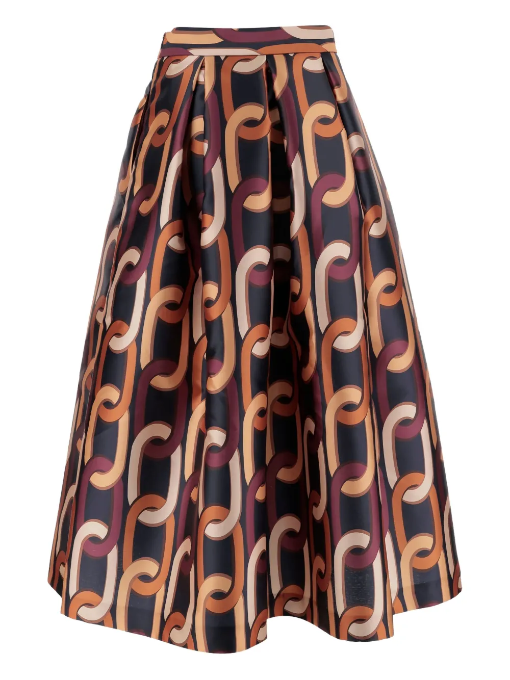 

Юбка миди Luna K Chain с плиссировкой Lunatica Milano, синий