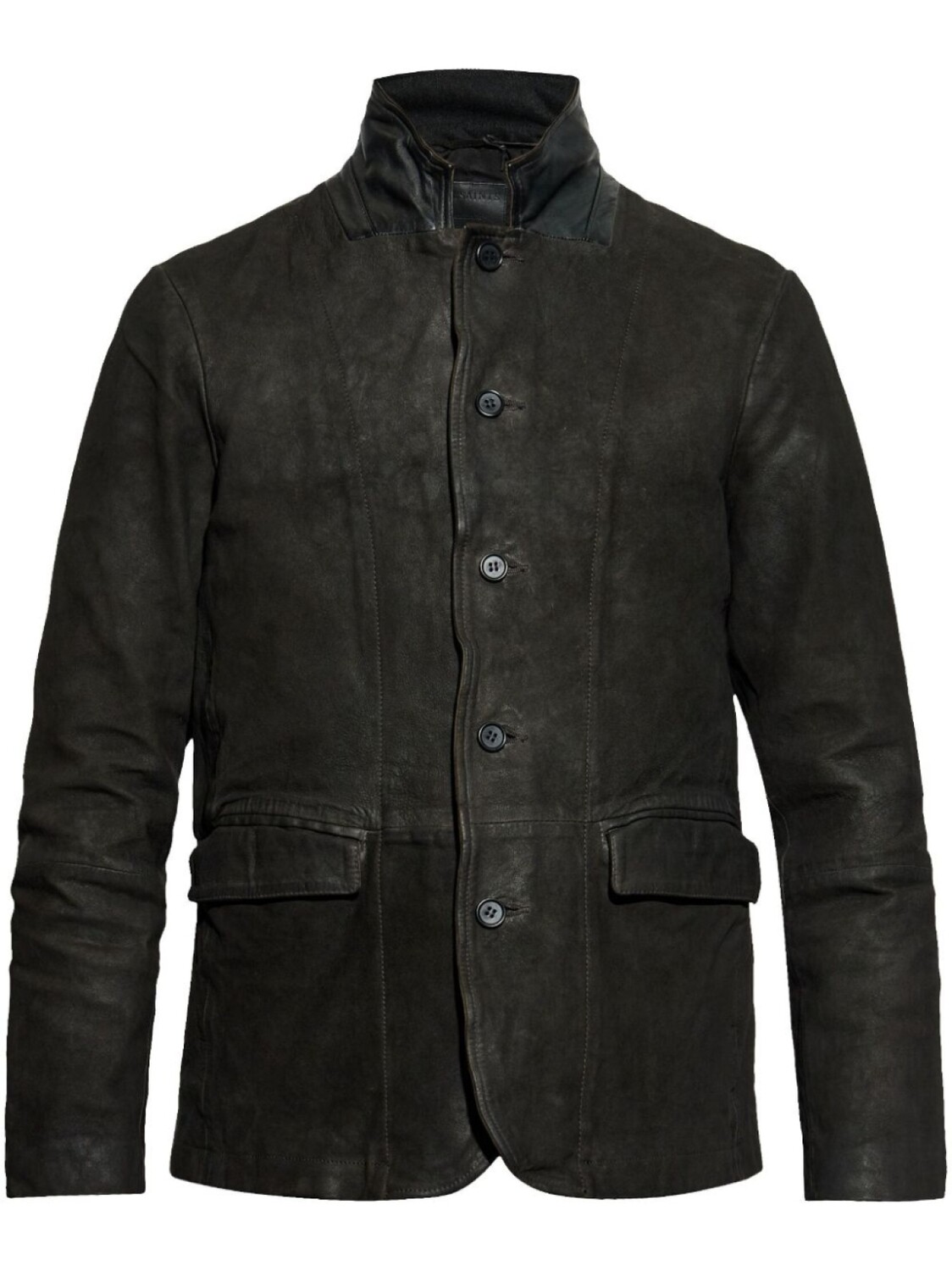 

Обзорный блейзер AllSaints, серый