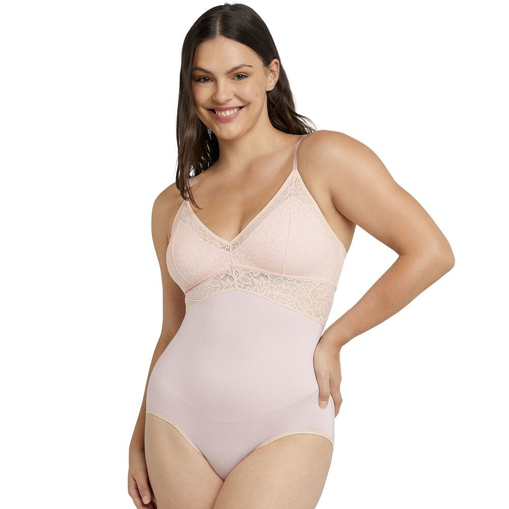 

Женское кружевное боди Maidenform Tame Your Tummy с твердым контролем и контролем DMS097, цвет Sandshell