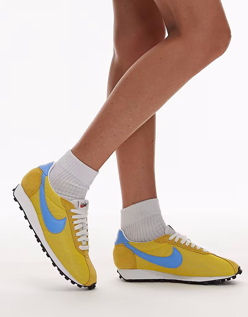 Кроссовки Nike LD-1000 желтого и синего цветов
