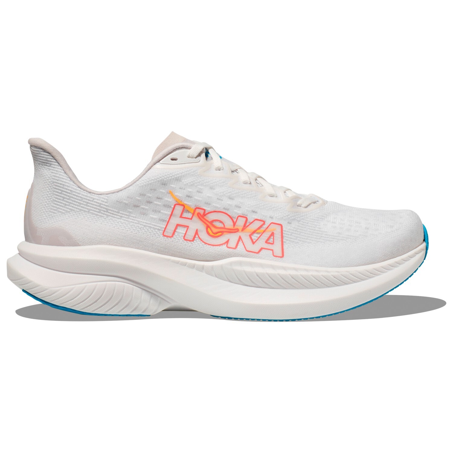 

Беговая обувь Hoka Women's Mach 6, цвет White/Nimbus Cloud