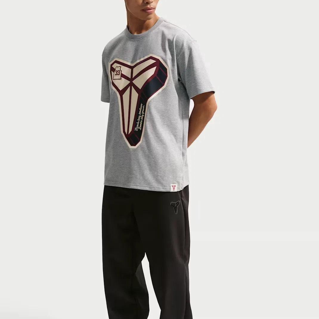 Мужская баскетбольная футболка Kobe Dri-FIT Nike, Dark Gray Heather — фото 4