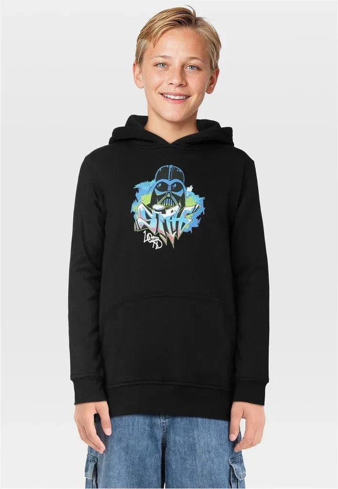 Детский комплект из футболки и худи Star Wars Mister Tee, черный — фото 3