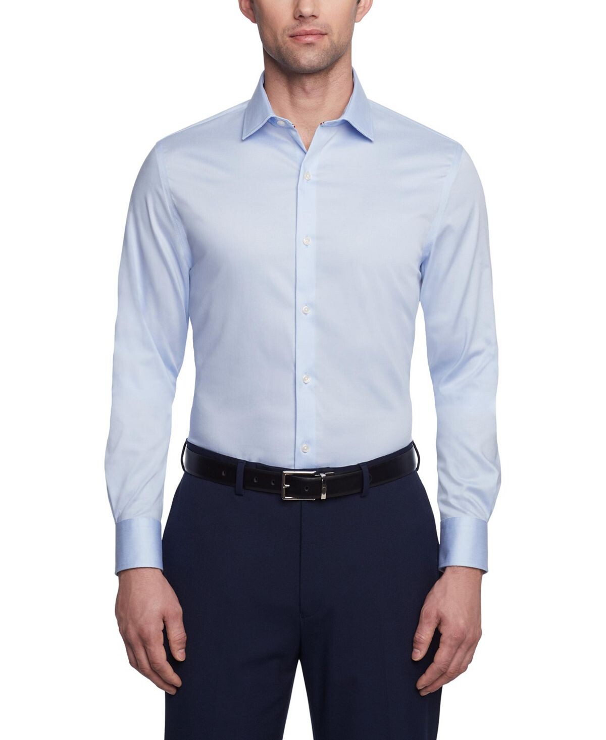 

Мужская классическая рубашка из эластичного твила TH Flex Slim Fit без морщин Tommy Hilfiger