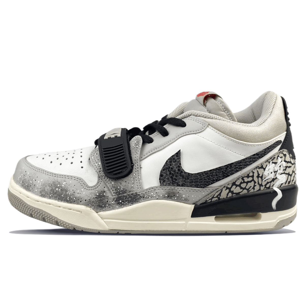 

Jordan Легаси 312 износостойкие низкие винтажные баскетбольные кроссовки мужские светло-серые, цвет Light Gray