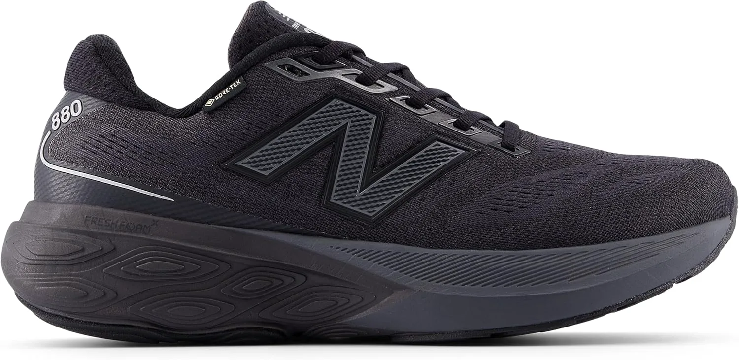 Мужские кроссовки для бега New Balance Fresh Foam X 880 V15 с Gore-Tex, черный/металлик — фото 3