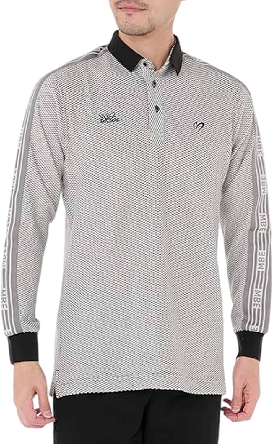 

Мужская рубашка-поло с длинным рукавом Master Bunny Edition (дышащий жаккард) / для гольфа / 758-4261001, черный