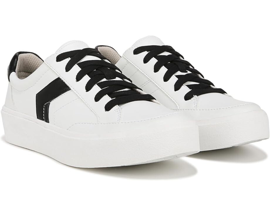 

Кроссовки Dr. Scholl's Madison Lace Sneaker Oxford, цвет White/Black Smooth