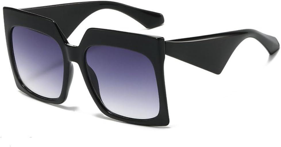 

Большие солнцезащитные очки для женщин и мужчин, для путешествий, роскошные, с леопардовым принтом, женские, с защитой от УФ-излучения UV400, в стиле ретро TVTBBVV, Black