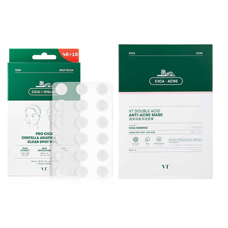 

Weidi набор для борьбы с акне: борьба с акне, успокаивающий, осветляющий следы от акне, увлажняющий и контролирующий жирность VT