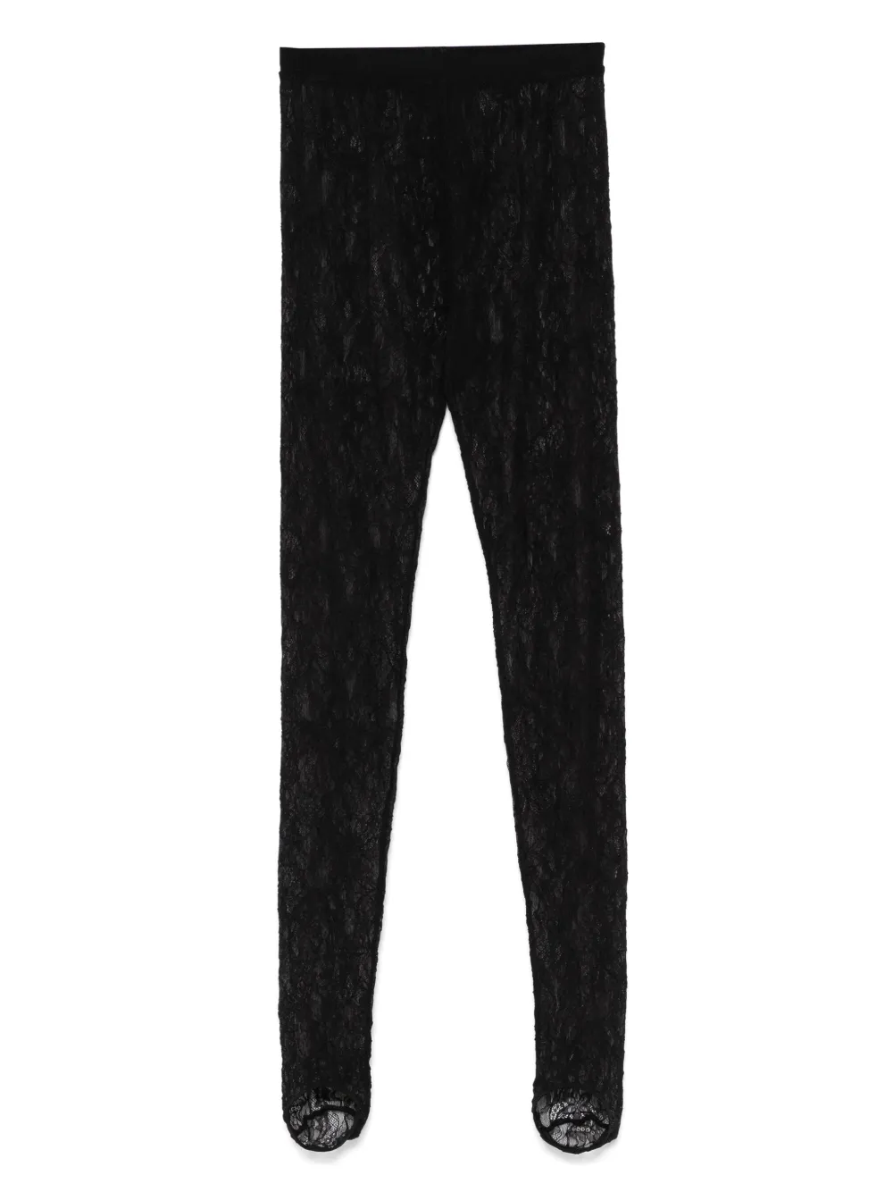 

Кружевные колготки со штрипками WARDROBE.NYC, черный