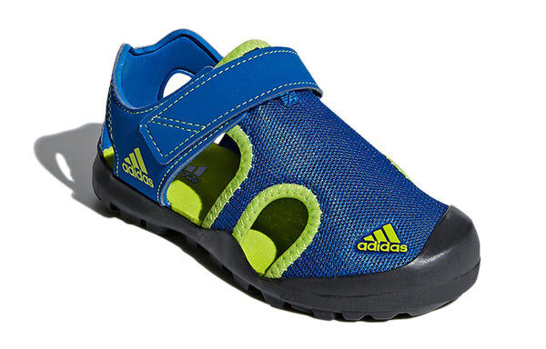 Сандалии captain toey k velcro outdoor flat heel sports blue green sandals 'blue green' Adidas, синий — фото 3
