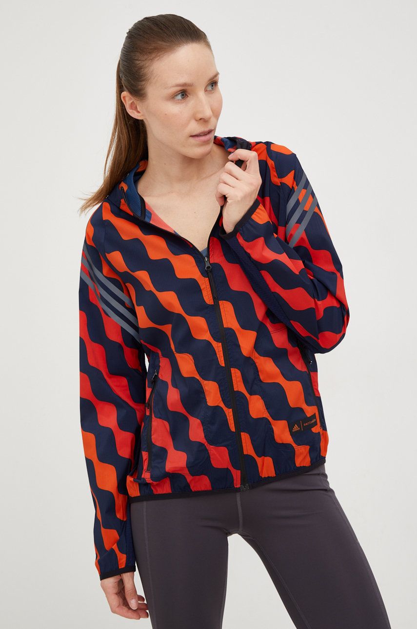 

Ветрозащитная куртка Marimekko adidas Performance, красный