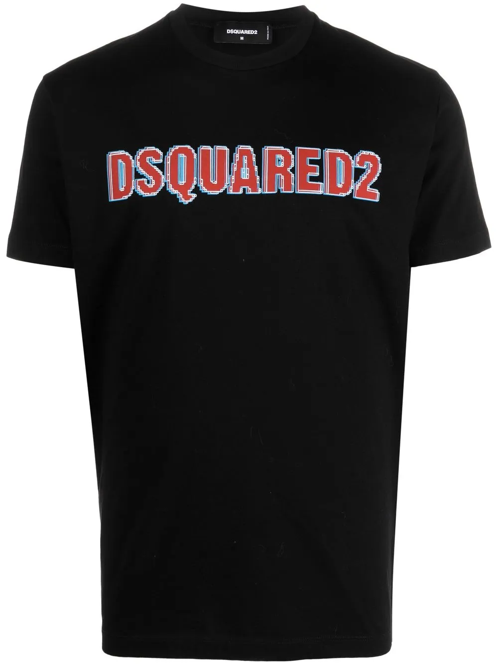

Хлопковая футболка с логотипом DSQUARED2, черный