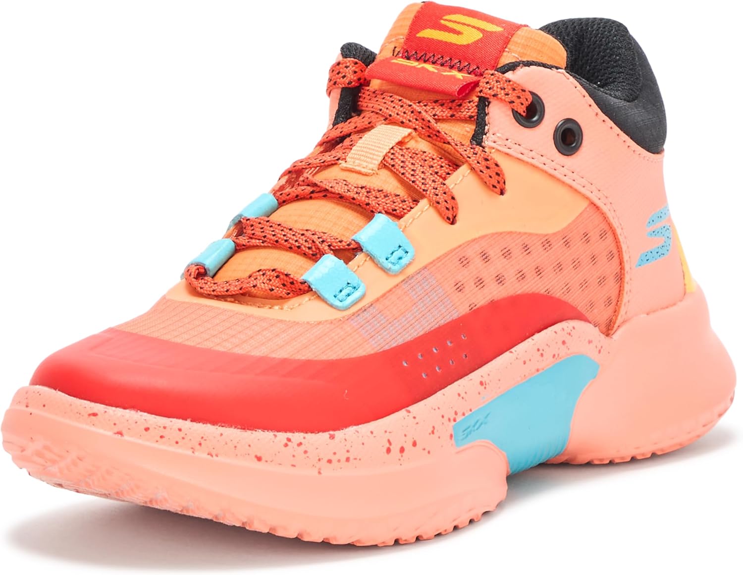 Кроссовки Skechers для мальчиков Skx Court Hype, оранжевый