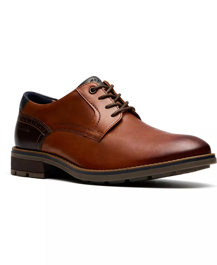 

Мужские туфли Emmet Plain Toe Clarks, загар/бежевый