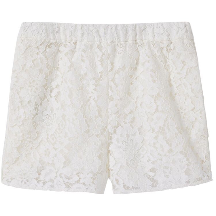 

Брюки Gucci Flower Lace Pants Off White, белый