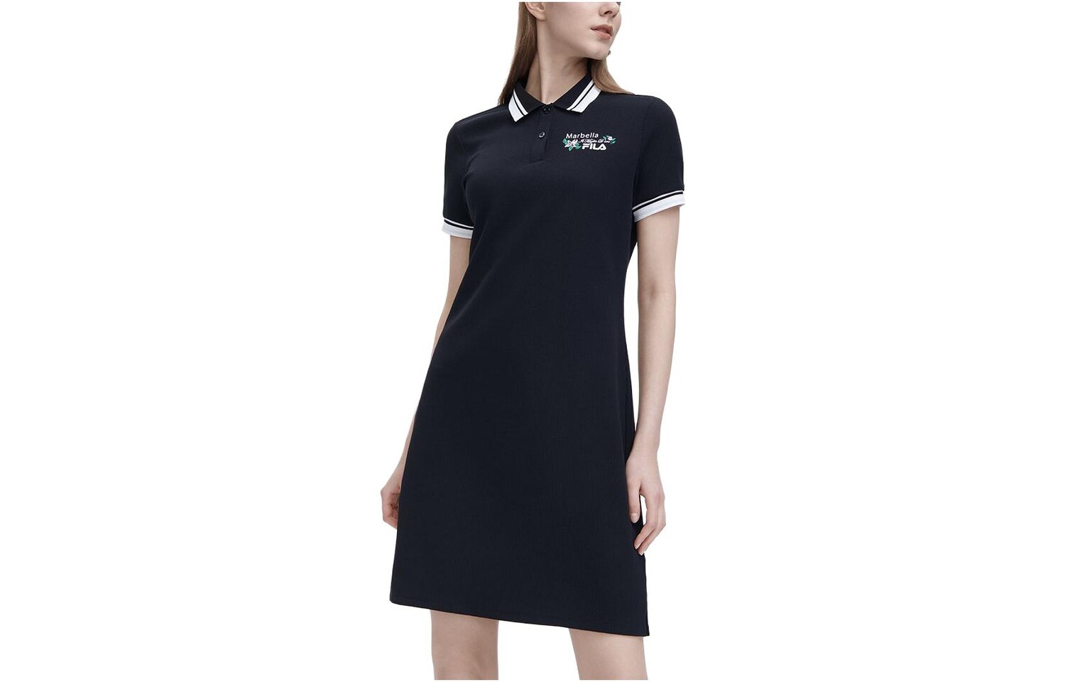 

FILA Женские шорты-платье с рукавами, цвет Black