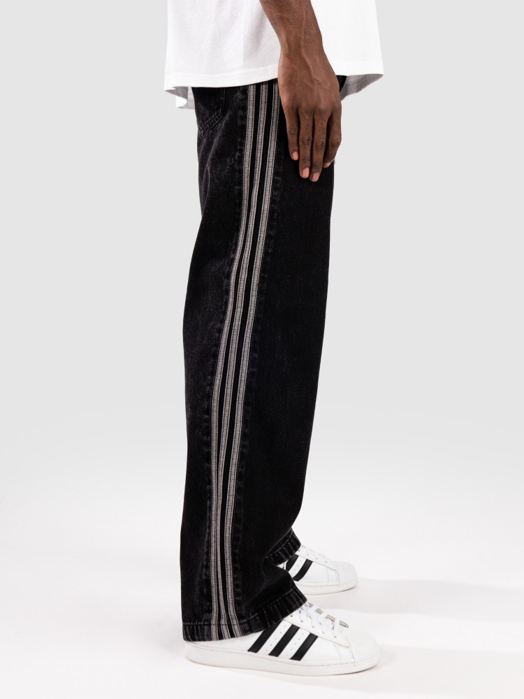 Джинсы adidas Originals Firebird, черный — фото 4