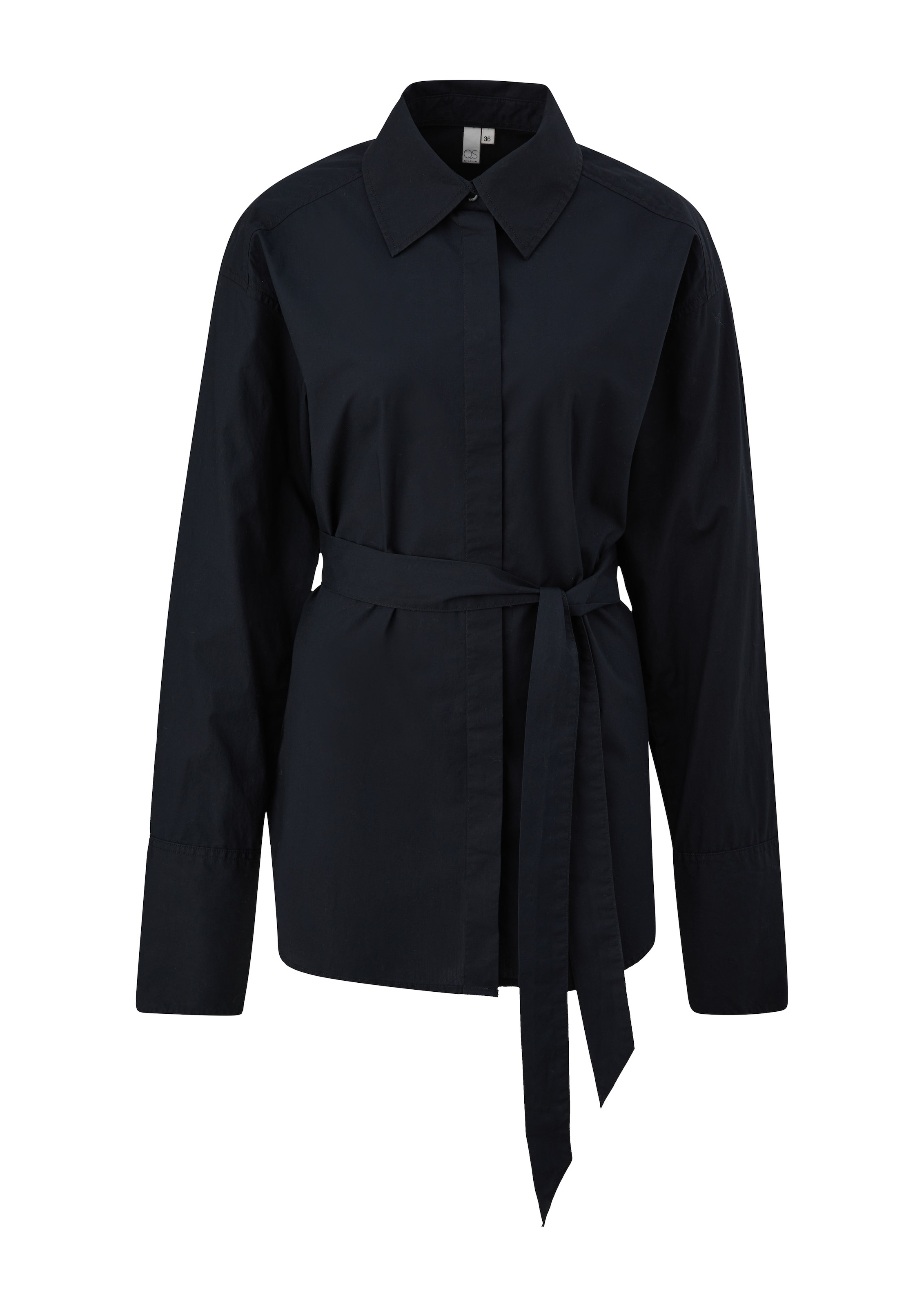 

QS Блузка в черном цвете