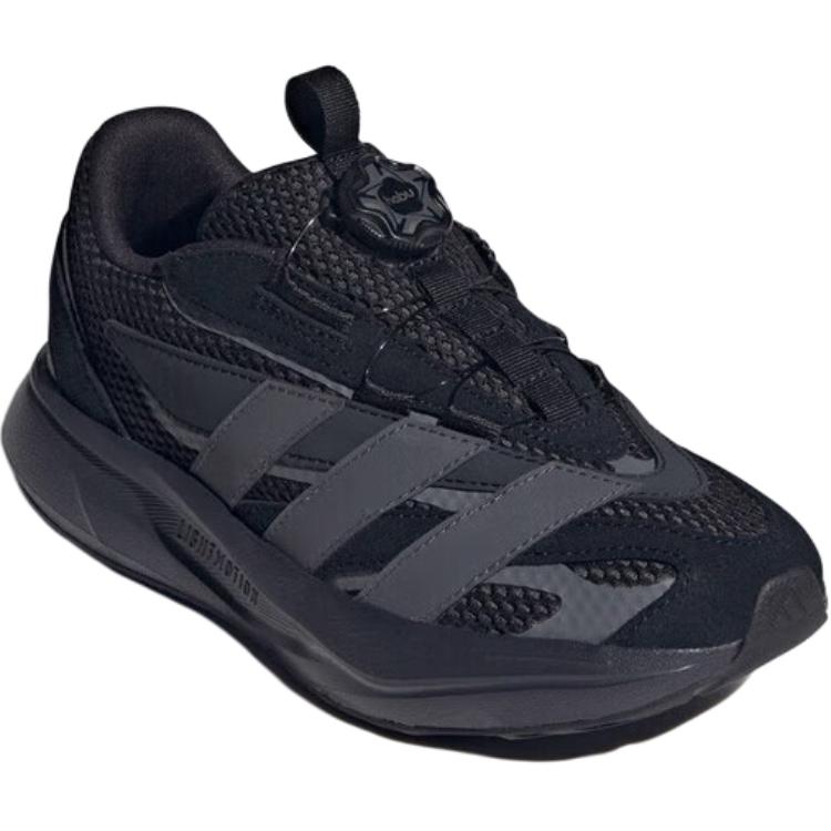 Adidas Lightblaze низкие детские повседневные кроссовки black для подростков — фото 4