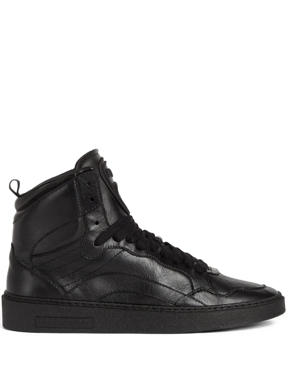 

Кожаные кроссовки DSQUARED2, черный