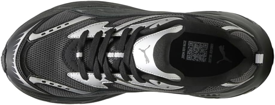Мужские кроссовки PUMA Morphic Retro со шнуровкой, повседневные - серые — фото 4