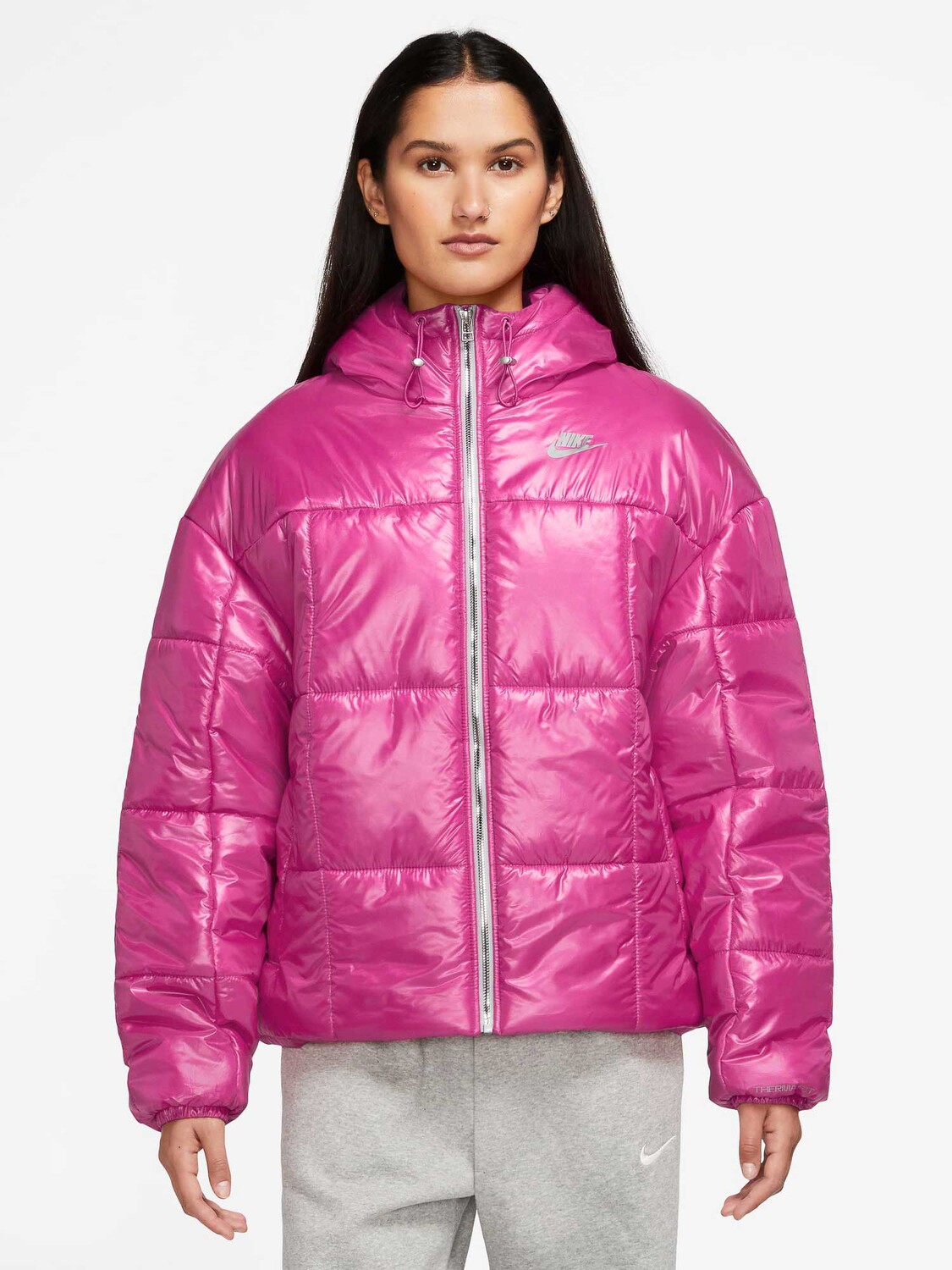 

Куртка Nike W NSW PE SHINE PUFFER, розовый