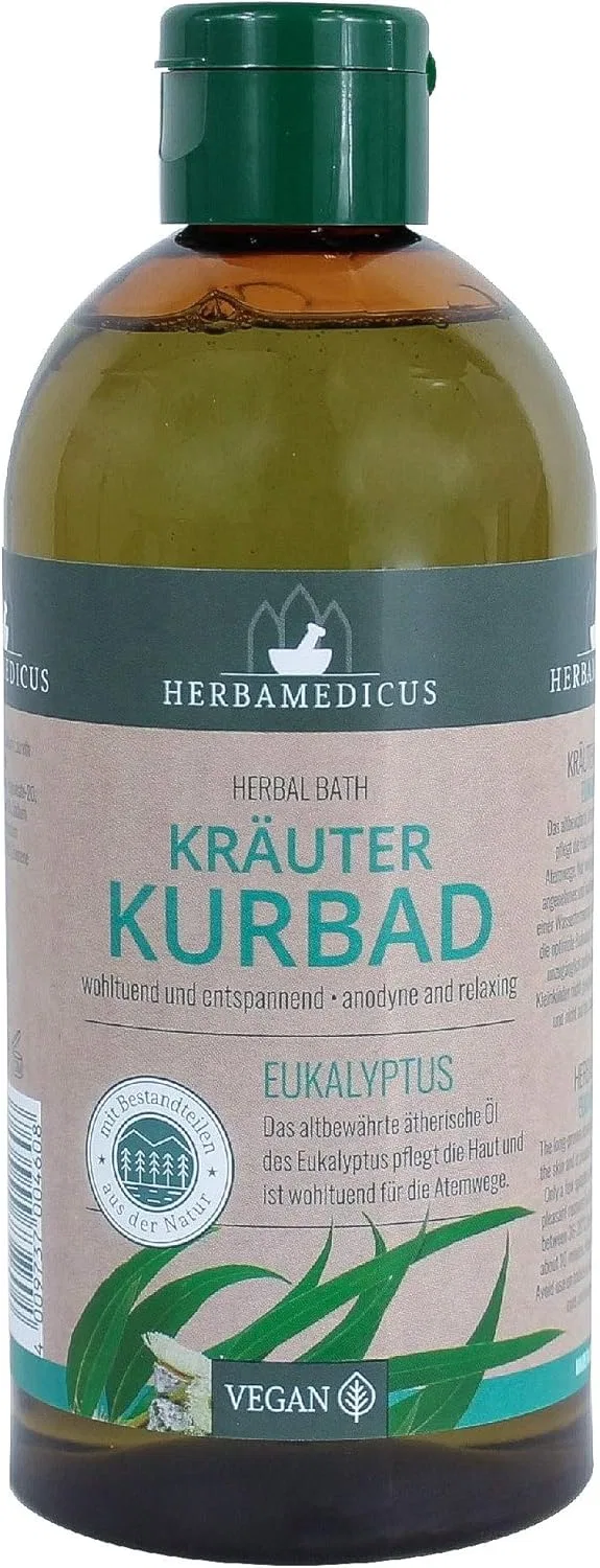Набор для ванны Herbamedicus с эвкалиптом: травяная ванна и соль для ванны Herbamedicus — фото 2