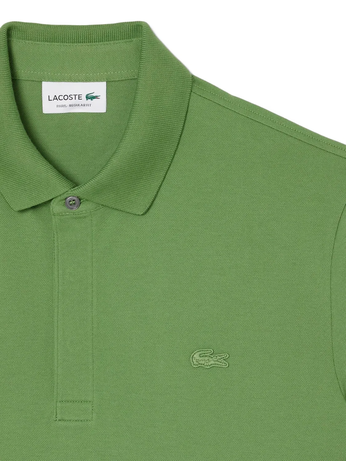 Рубашка поло с короткими рукавами Lacoste, зеленый — фото 3