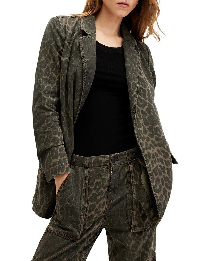 

Джинсовый пиджак ALLSAINTS Aleida, зеленый