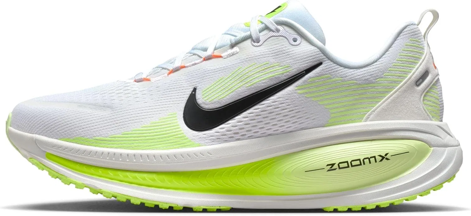 Мужские беговые кроссовки Nike Vomero HM6803, размер 18, White Black Volt Barely Volt