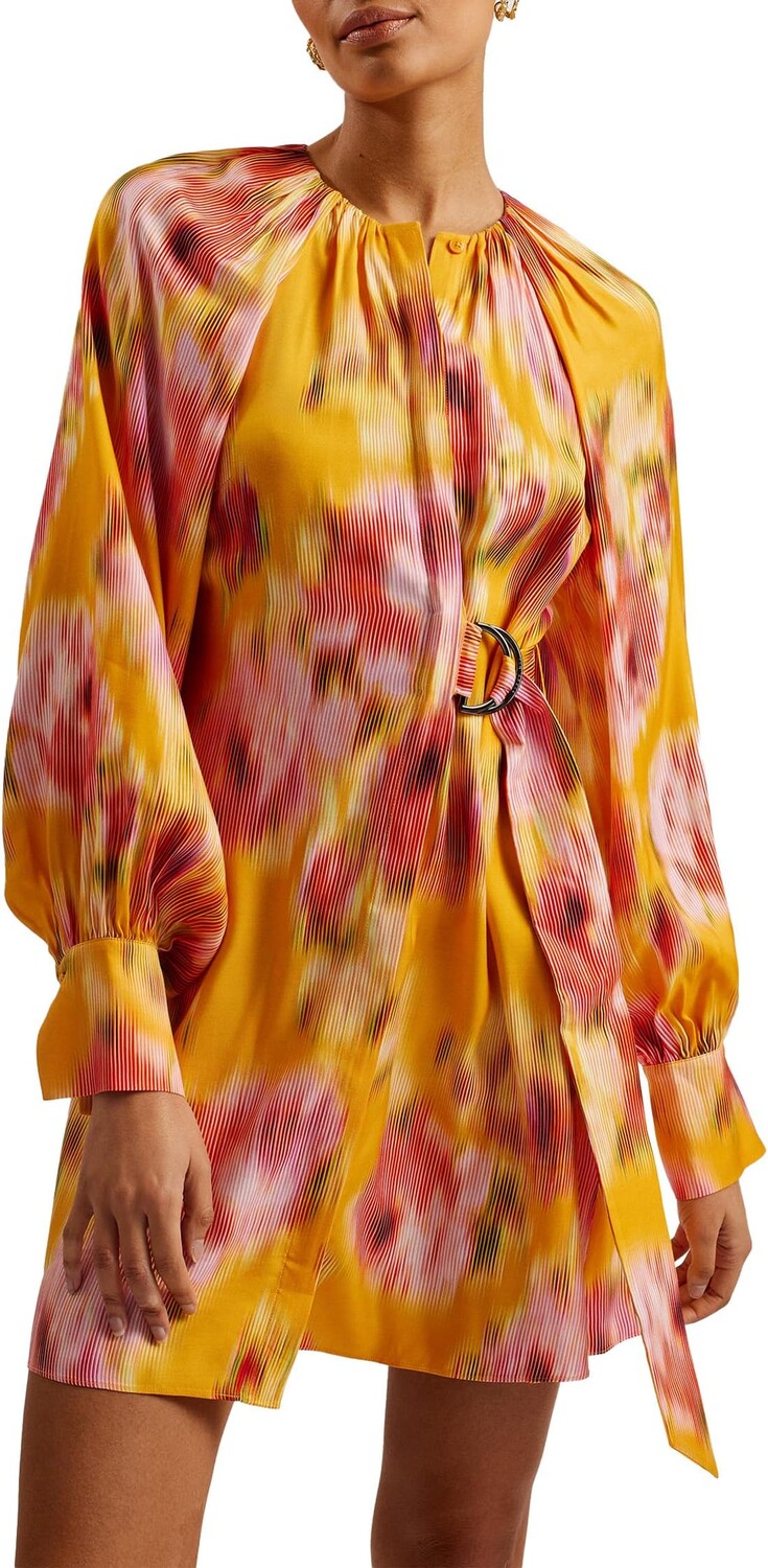 

Платье Ted Baker Akemi Mini Wrap Dress, оранжевый