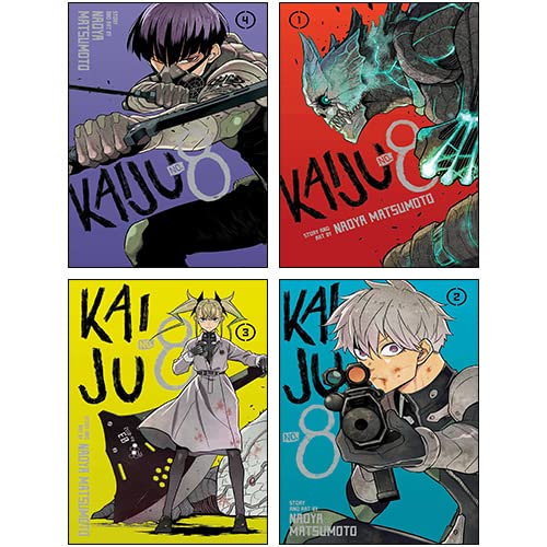 

Kaiju No. 8 Vol (1-4) Collection 4 Books Set By Naoya Matsumoto (VIZ Media LLC Ltd)