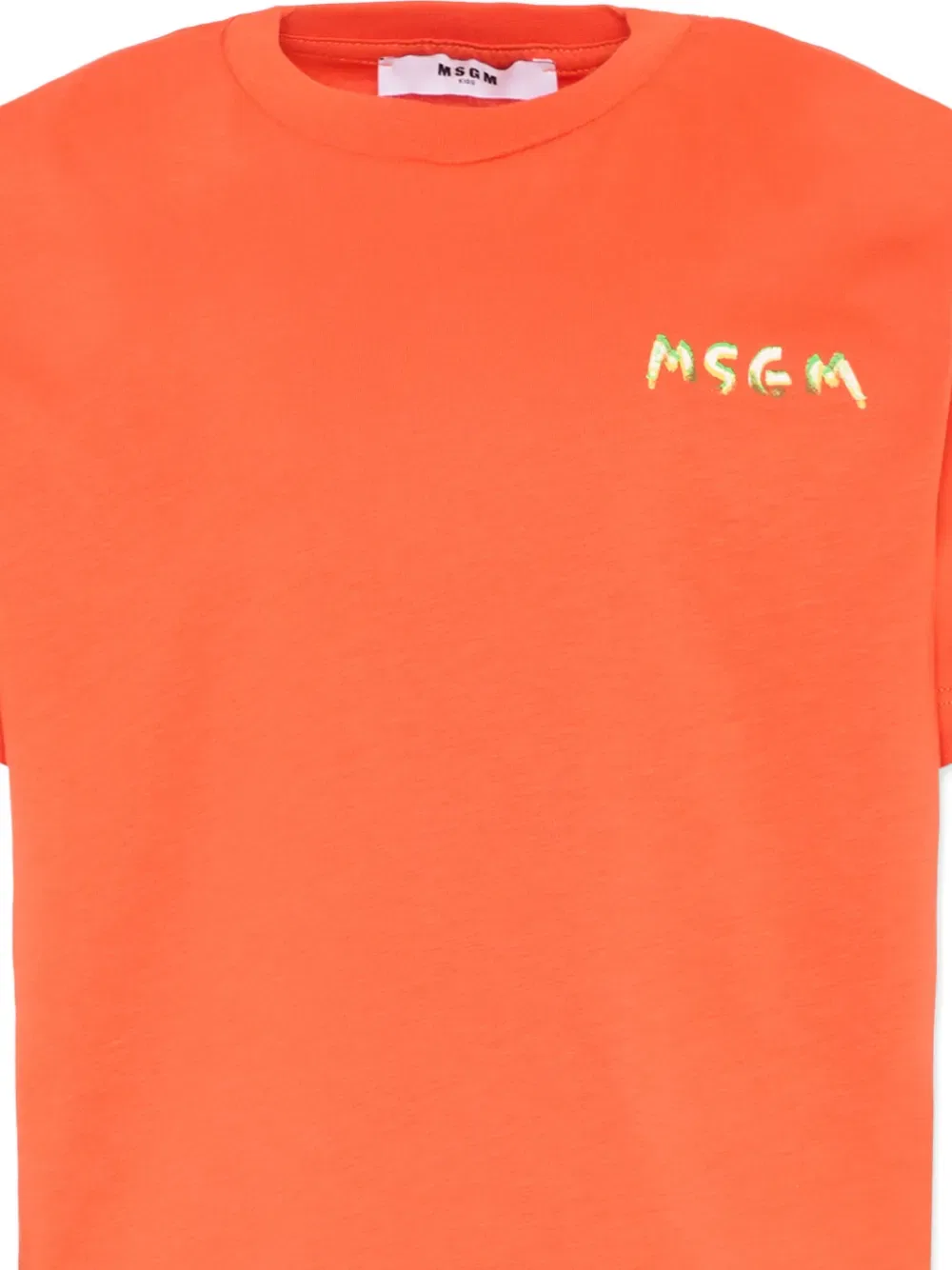 Футболка с коротким рукавом Msgm Kids, красный — фото 3
