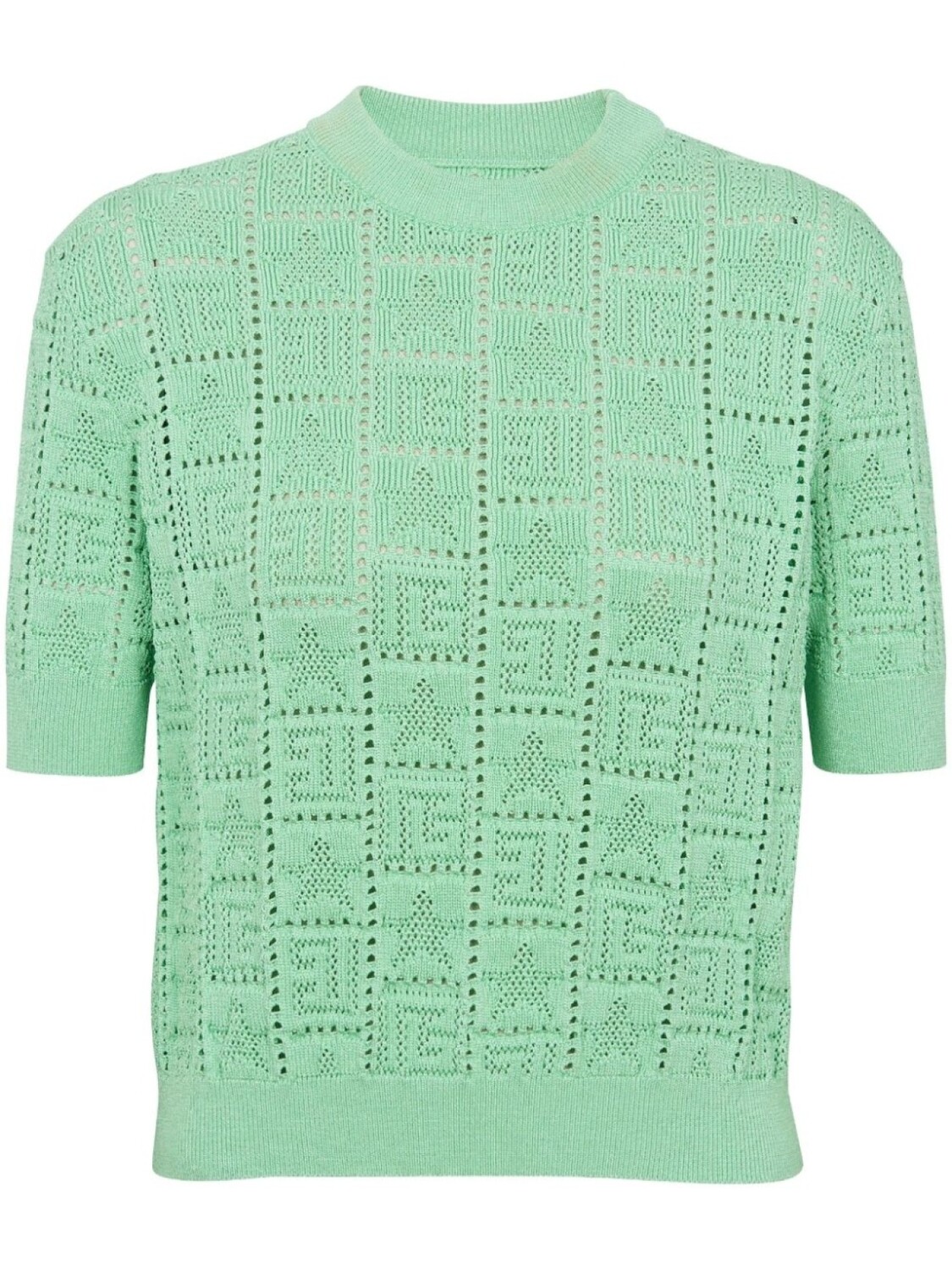 

Balmain укороченный топ с монограммой, зеленый