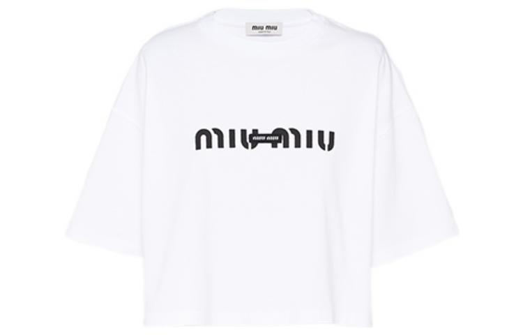 

Топ женский Miu Miu укороченный, белый