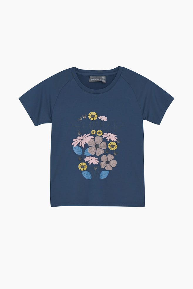 

Футболка с принтом Color Kids, индиго