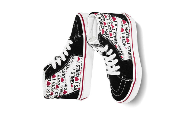 Кроссовки sk8-hi 'i heart' Vans, черный — фото 4